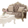 71" L Rolled Arm Loveseat with 2 Cha Transitional Cushions