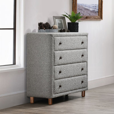 Commode 4 tiroirs Modern Grey