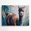 Faune, alpaga gris, art mural en métal-468435328