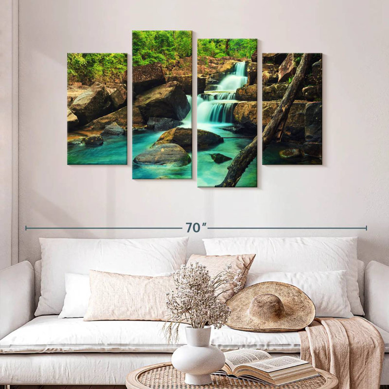 Alvord Jungle Waterfall, 32" H x 52" W