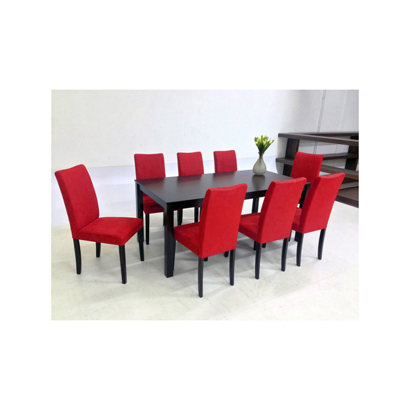 Chaise parsons rembourrée Adam-Alexander, Rouge