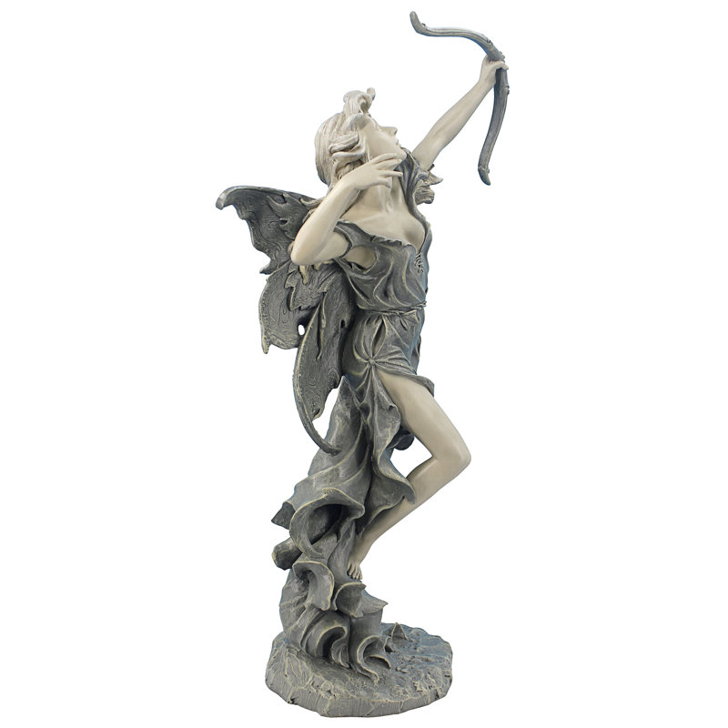 Rhiannon The Archer Fairy Statue, 22.5" H X 9" W X 8.5" D