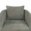 Fauteuil demi-tonneau gris pivotant-1640729252