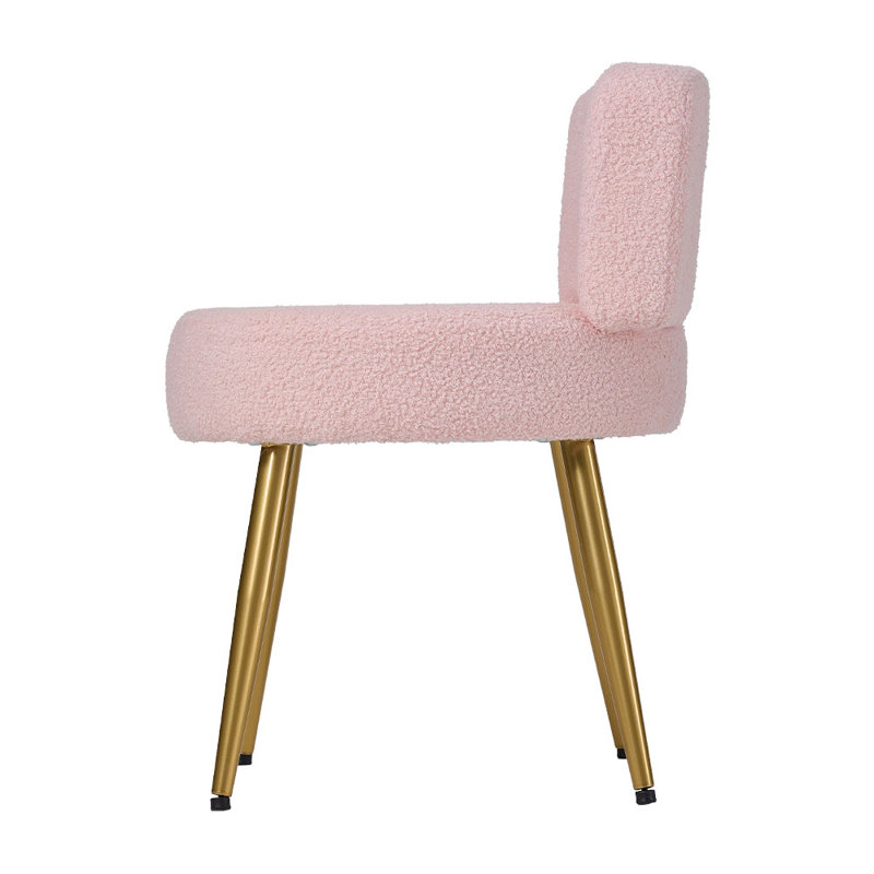 Ackerly Metal Accent Stool, Pink