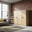 Armoire de rangement tout usage en chêne (ensemble de 2 pièces)-988943854