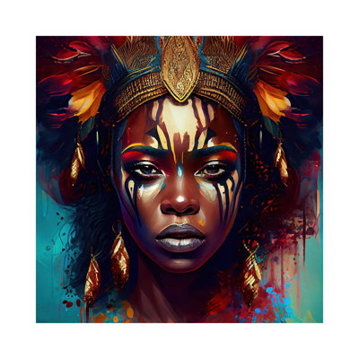 Femme de guerre puissante d'Afrique III