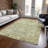 Machine Washable Indoor/Outdoor Xhevrie Sage Rug-801695847