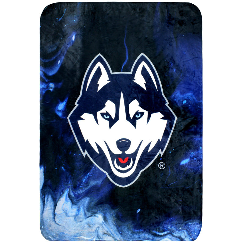 Plain Weave / Muslin Throw Blanket, 42" W x 60" L, Uconn Huskies