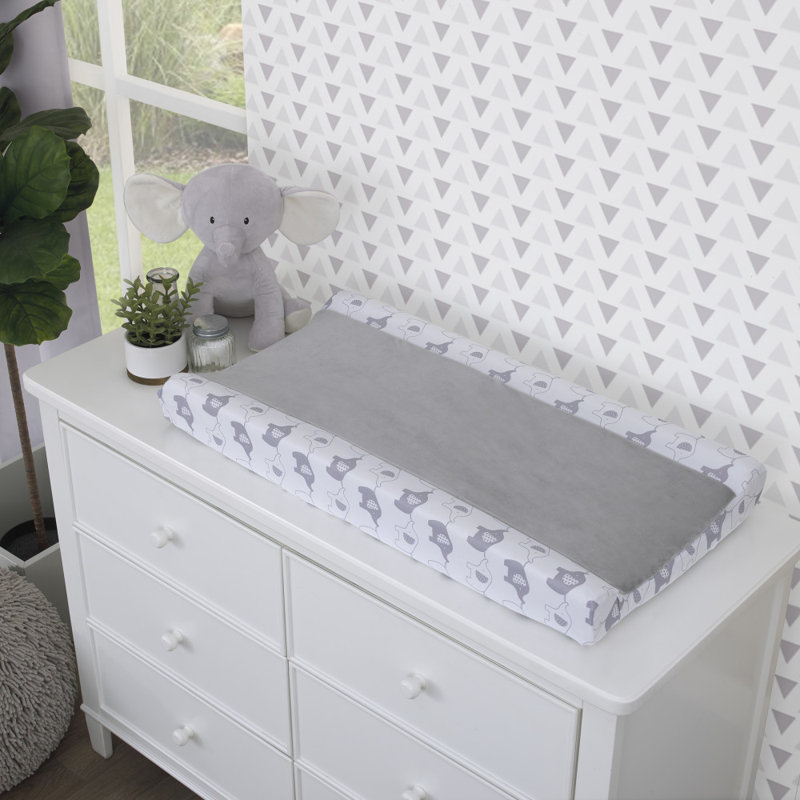 Housse pour matelas à langer Little Soft par NoJo Elephant Emilio Stroll