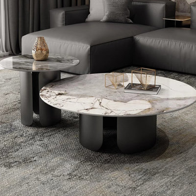 Italian style sintered stone tea table