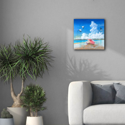 Toile épique Graffiti «Conched Out» par James Mazzotta, 37 po x 37 po