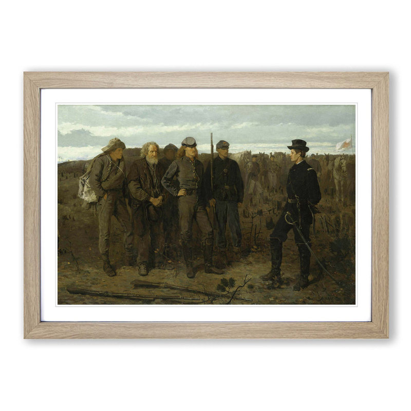 Winslow Homer - Single Picture Frame Painting, Oak