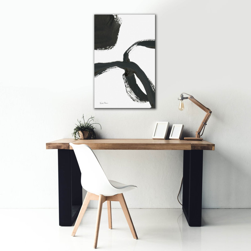  «Inky 5» par Farida Zaman, art mural sur toile, 26 po x 40 po
