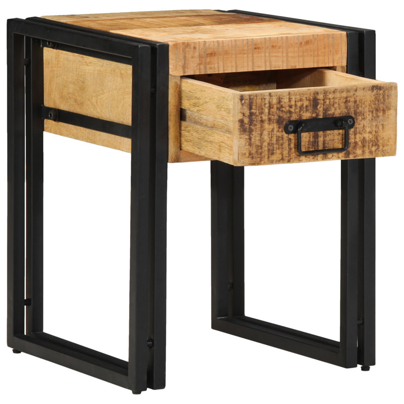 Solid Wood End Table