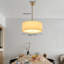 Luminaire suspendu tambour 4 lumières Latrinia