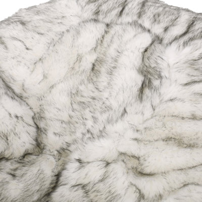Negar 5 Foot Rounded Short Faux Fur Bean Bag