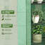 4 Tier Mini 120*50*170 cm Steel 1 Piece Mini Greenhouse Green with Roll-up Door