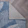 Tapis crème / bleu Demonte