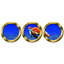 Ensemble d’adhésif décoratif 3 pièces océan hublot sea turtle animaux sous-marin-28474585-28474587