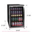 Réfrigérateur à boissons Frigidaire Mini réfrigérateur à porte vitrée avec contrôle numérique de la température