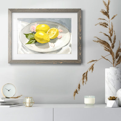 Citrons sur une assiette I