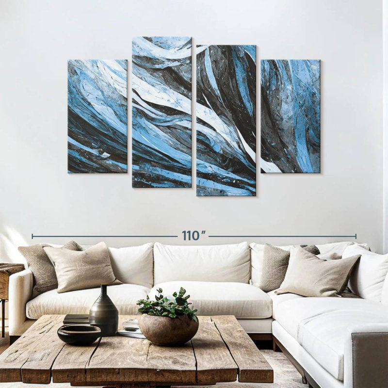 Brise bleue abstraite Avery
