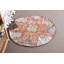 Tapis orange en laine, tapis luxueux, tapis turcs, petit tapis 3,4 x 3,3 pi, tapis Boho, tapis rétro