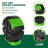 FCMP Outdoor Half Size 19 Gallon Plastic Rolling Composter Tumbler Bin-41595634