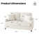 Teddy Fabric Upholster Sofa with Extra Pillows