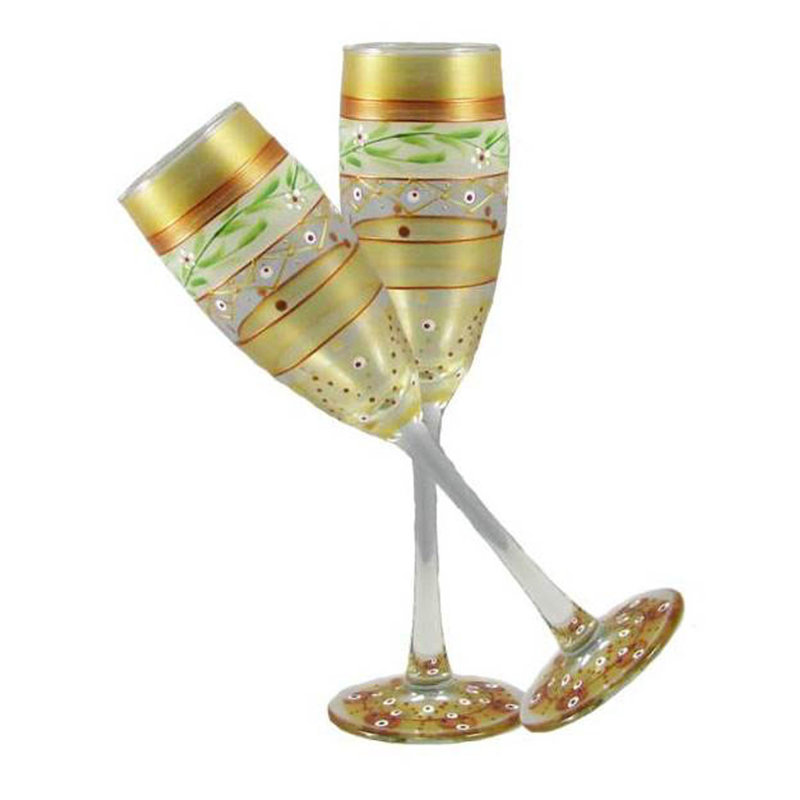Flûte à champagne Mosaic Garland 8.5, Or