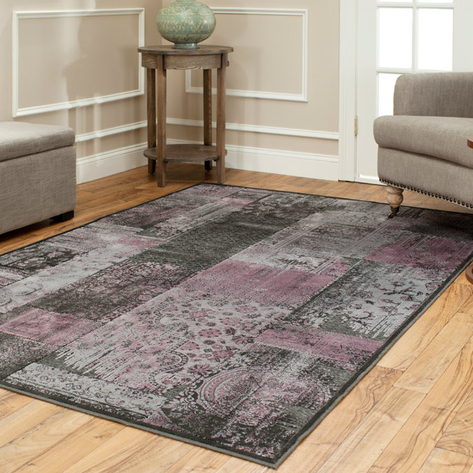Demetri Patchwork Area Rug, Rectangle 160 x 229 cm