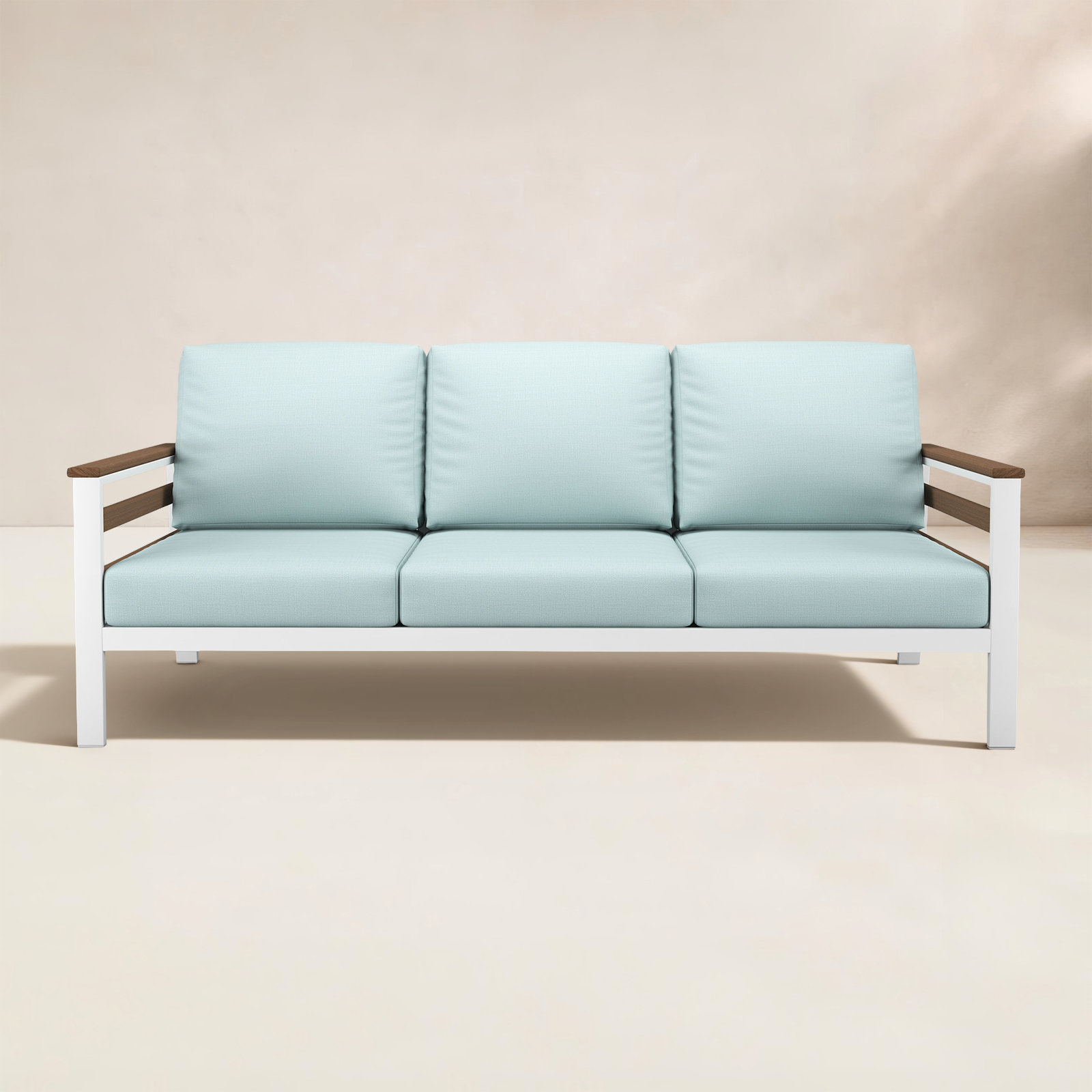 Townsend 80" Sunbrella® Patio Sofa, Bliss Dew