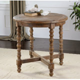 Samuelle Solid Wood End Table