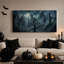 «Gothic Ruins With Giant Skull And Moon», art mural sur toile-1495868833