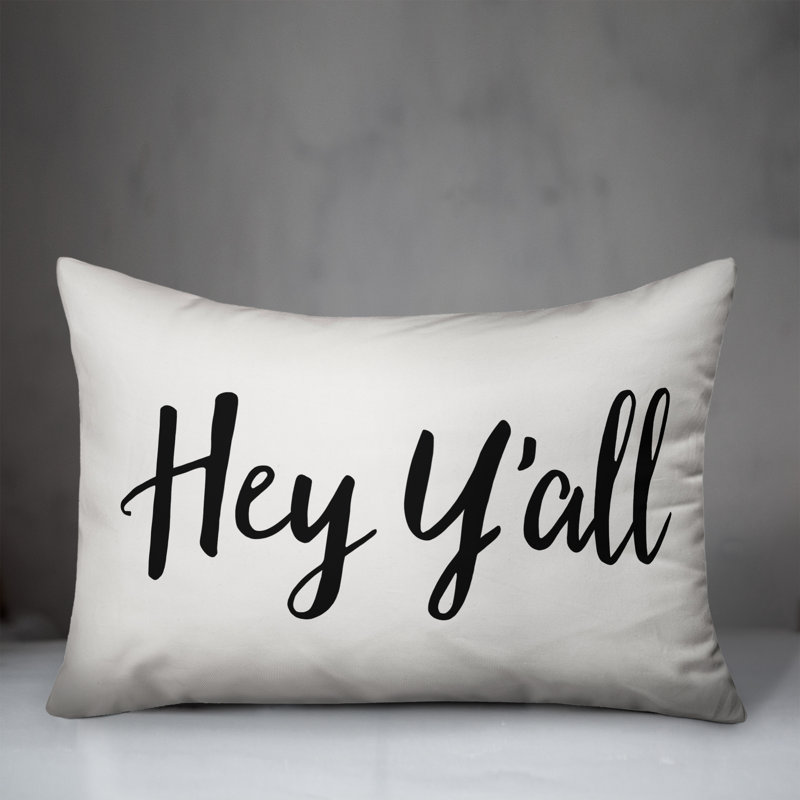 Outdoor Throw Pillow, Off White/Black