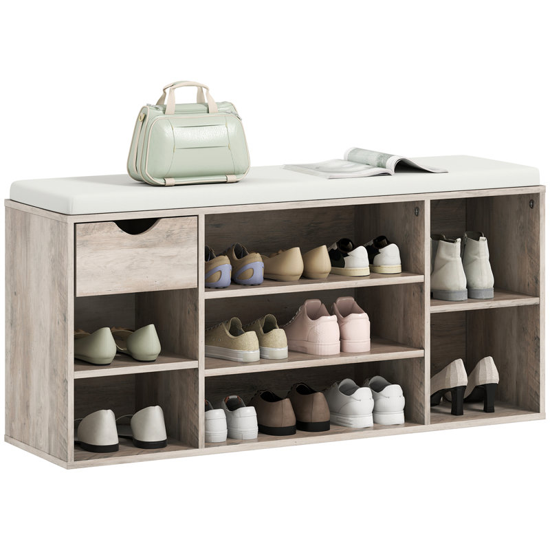10 Pair Shoe Storage Bench