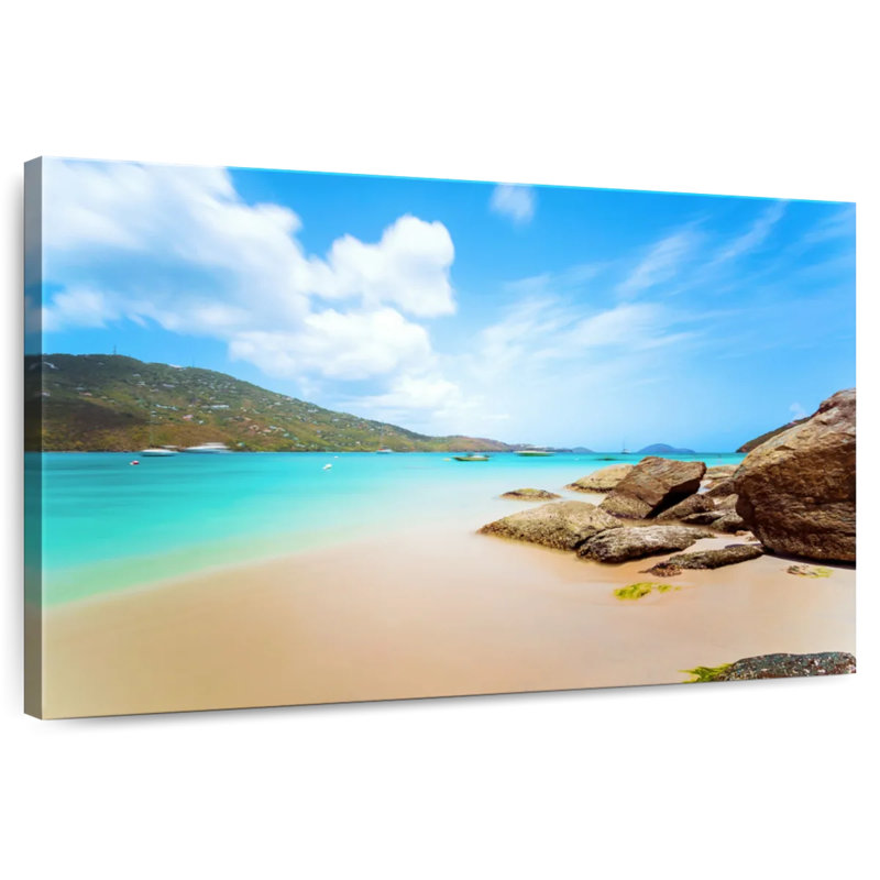 Gillard Magens Bay Idyllic Beach, 24'' H x 36'' W