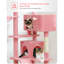 Plush Ladder Sisal Scratching Cat Tree
