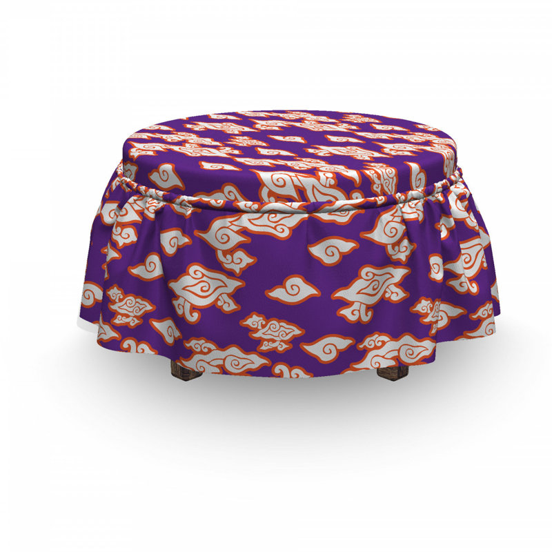 Housse pour repose-pieds hippie indonésien batik