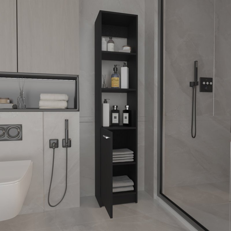 Aliannah Freestanding Linen Cabinet