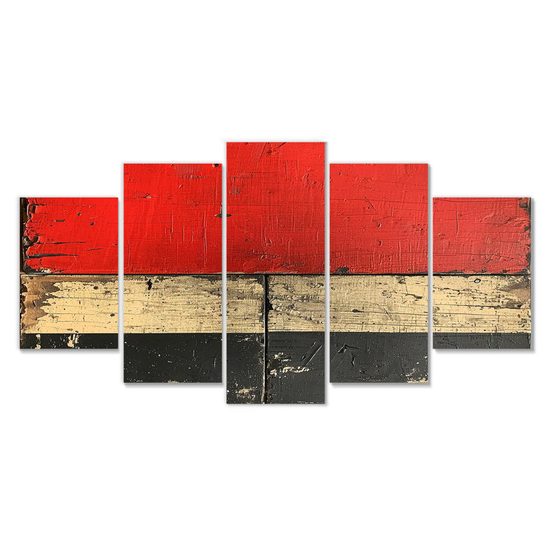Sherwood - Minimalism Wall Art 5 Piece, 32" H x 60" W