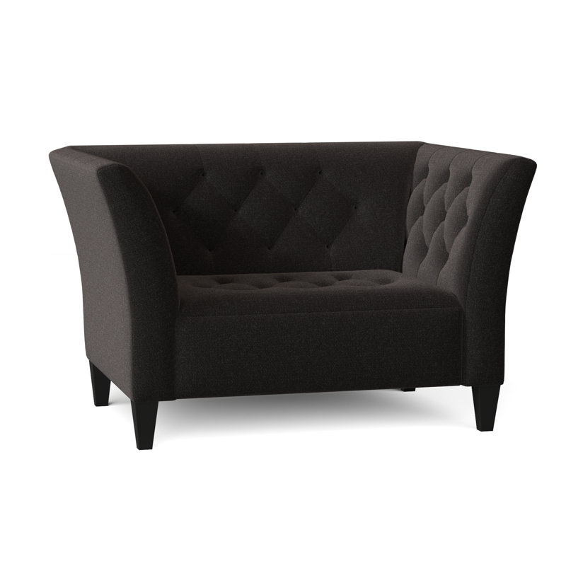 Carruth Upholstered Armchair, Vibe Nocturnal Chenille