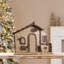 Crèche de Noël en résine 11,5 "H