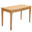 Bureau moderne du milieu du siècle en bois massif avec tiroirs, idéal pour étudier ou travailler au bureau. Bords lisses, glissières de tiroir fiables de différentes tailles.