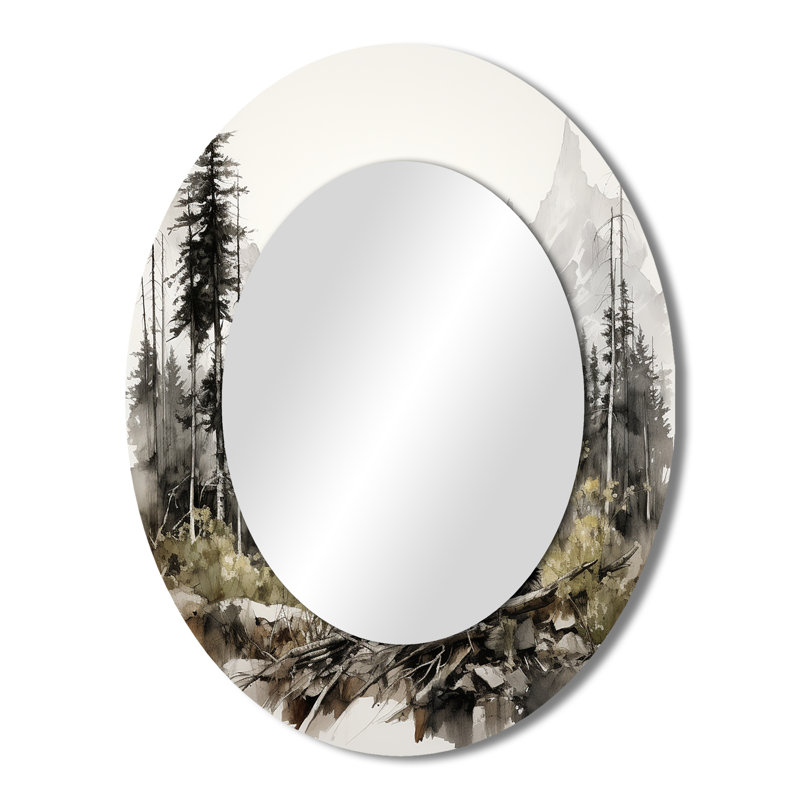 Miroir mural Bear Wild Majesty II, 43 po x 33 po