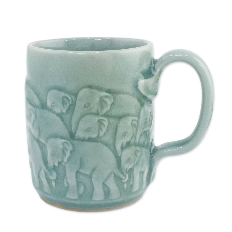 Tasse en céramique Celadon troupeau Dakota Fields
