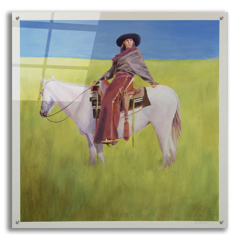 «Pause» par J.E. Knauf, art mural en verre acrylique, H 36 po x l 36 po x P 0,2 po