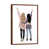 Classic Brown Wood Framed
