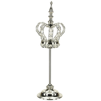 Jeweled Pedestal Crown Sculpture