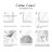 35.4 In. X 78.7 In. Window Privacy Film Static Cling UV Blocking Removable Window Clings Vinyl Window Coverings Abstract Decorative Window Decal